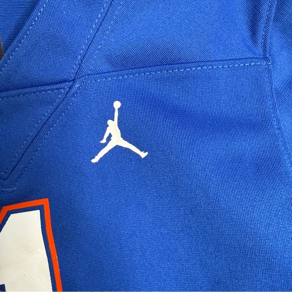 Jordan Kids Royal Blue Florida Gators #1 Football Game Jersey Size 4T - Picture 5 of 13